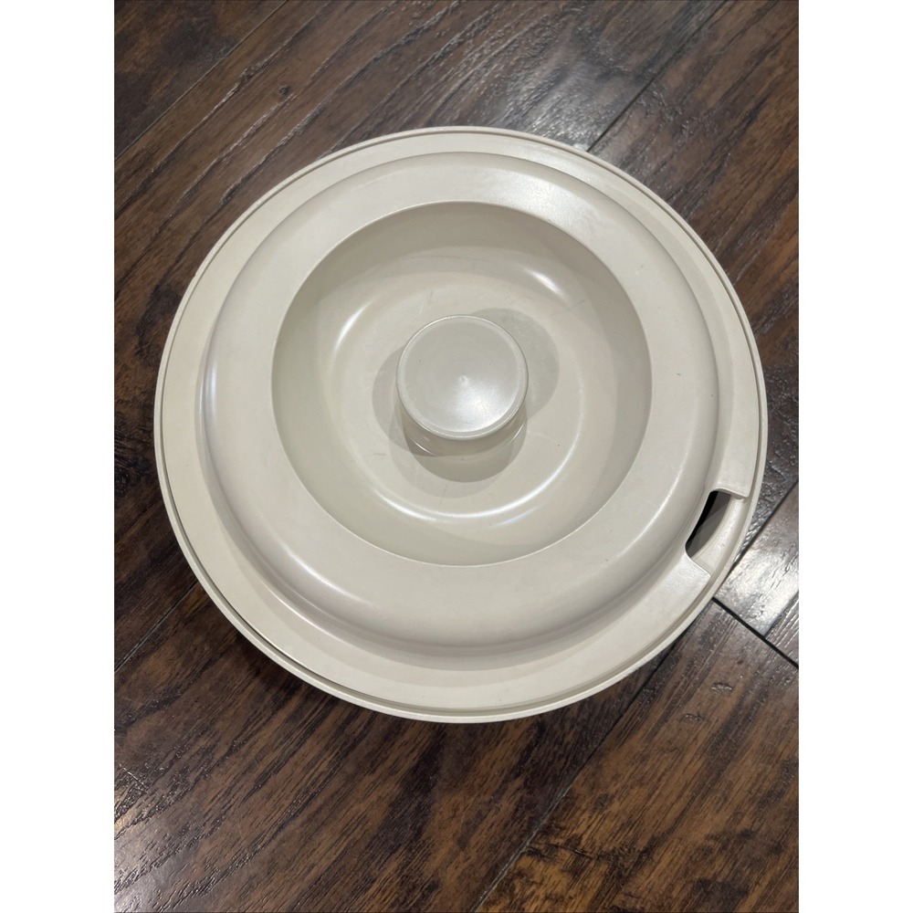 Vintage Tupperware Ultra 21 Round Casserole Dish 1545 With Lid Microwave - Picture 2 of 8